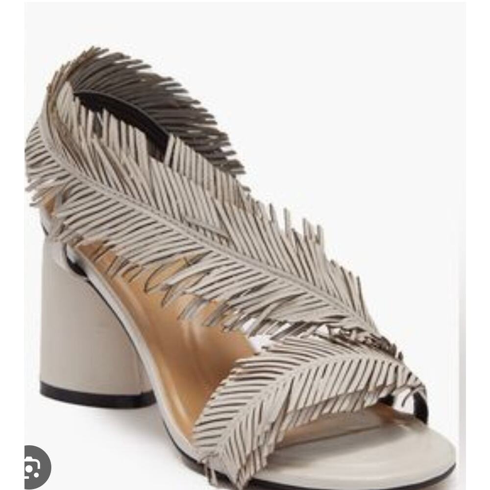 Golo Nasim Assymetrical Fringe Strappy Heels Sandals